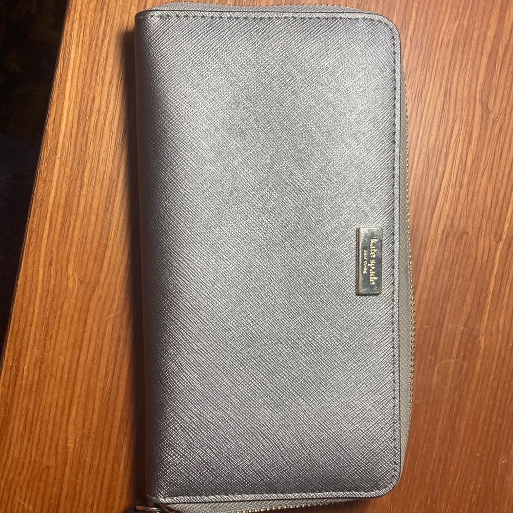 Kate Spade silver wallet